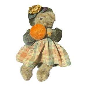 Vintage The Bearington Bears Collection 14" Autumn Harvester Teddy Bear